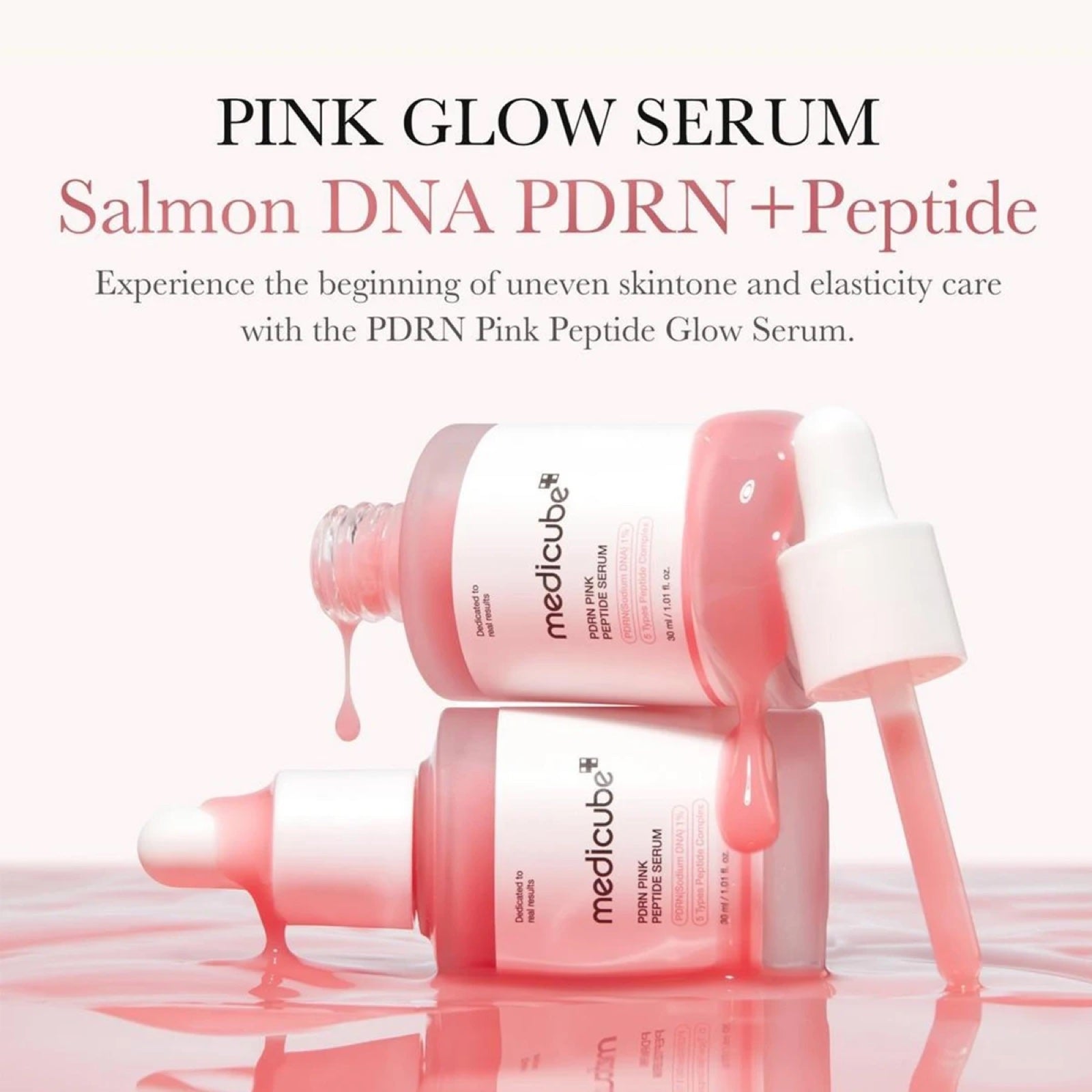 Salmon DNA PDRN + Peptide — hero shot oficial Medicube