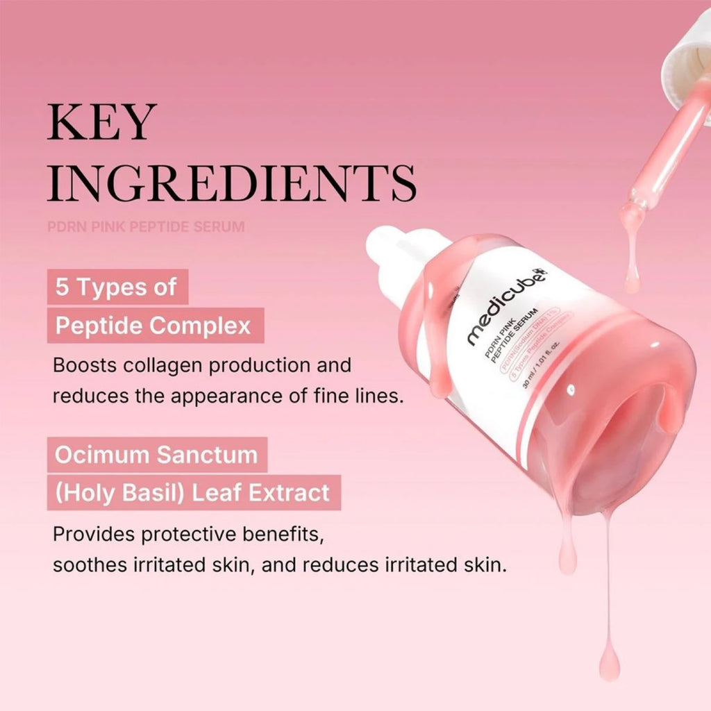 Key Ingredients: 5 Types Peptide Complex + Ocimum Sanctum (Holy Basil)